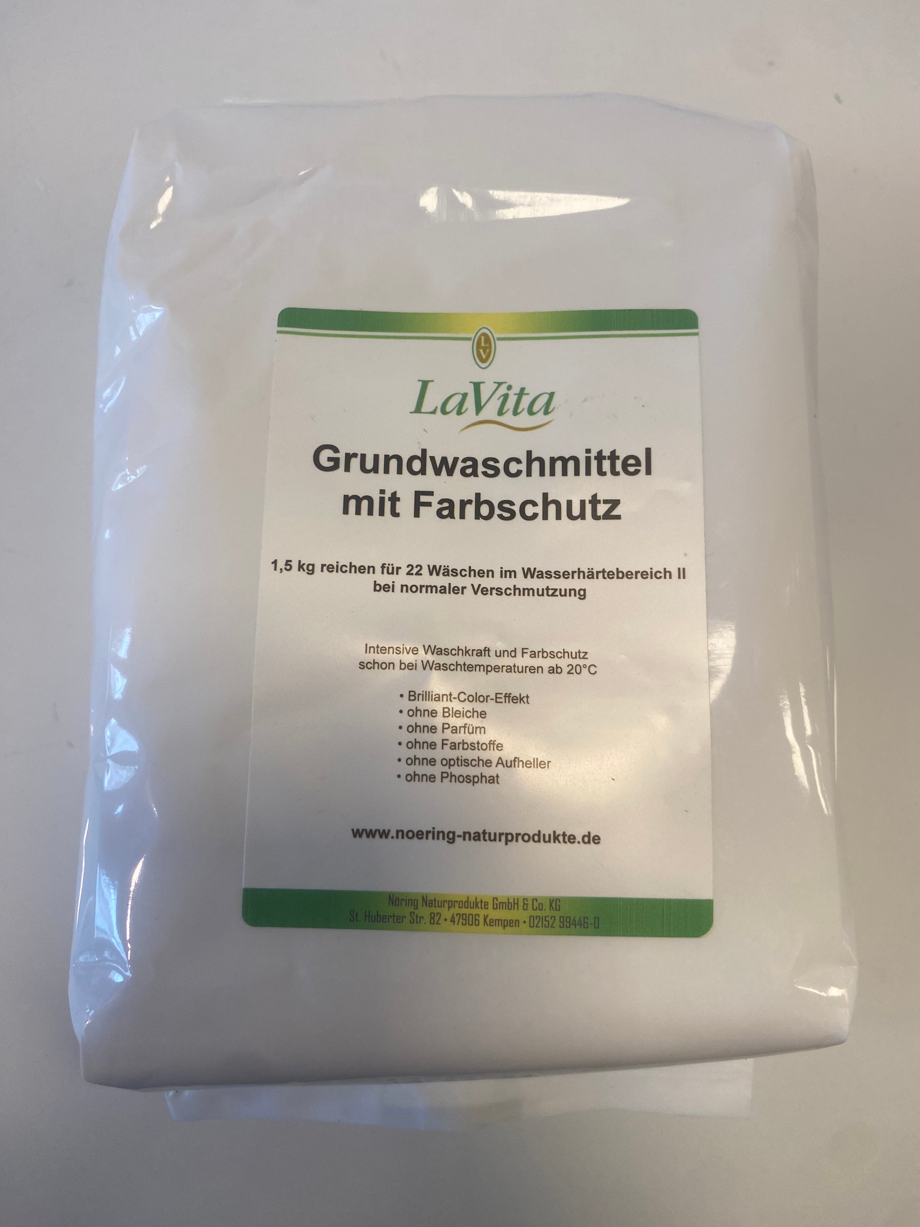 Gruwash HT - Grundwaschmittel für Buntwäsche (1,5 KG)